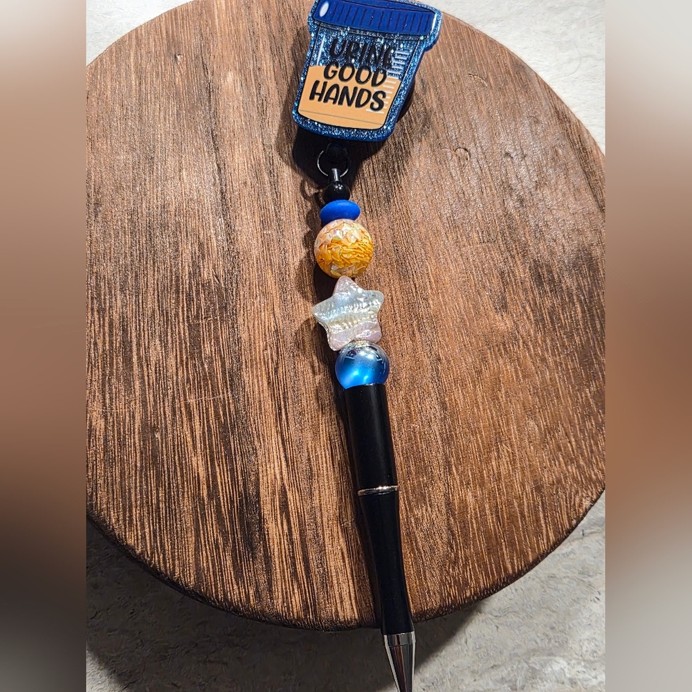 Acrylic Badge Reel Pen